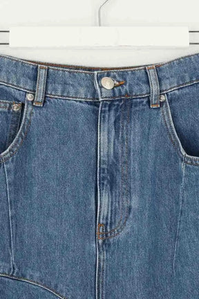 Jupe Maje Bleu en Coton