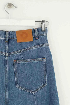 Jupe Maje Bleu en Coton