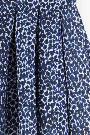 Jupe Maje Bleu en Synthétique