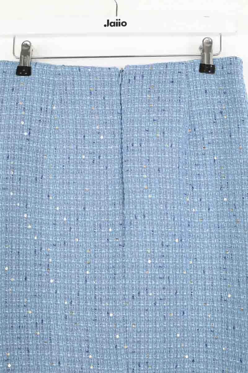 Jupe Maje Jilya Bleu en Polyester