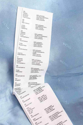 Jupe Maje Jilya Bleu en Polyester