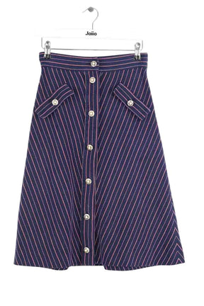 Jupe Maje Marine en Coton, taille XS - Seconde Main