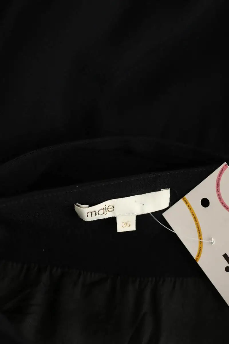 Jupe Maje Noir en Coton