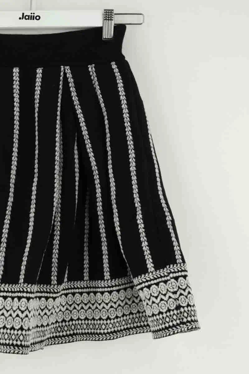 Jupe Maje Noir en Coton