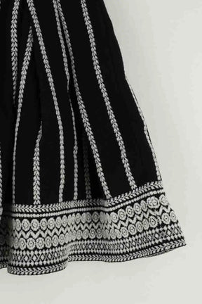 Jupe Maje Noir en Coton