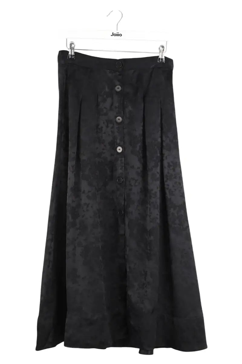 Jupe Maje Noir en Synthétique, taille L - Seconde Main