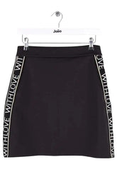 Jupe Maje Noir en Synthétique, taille M - Seconde Main