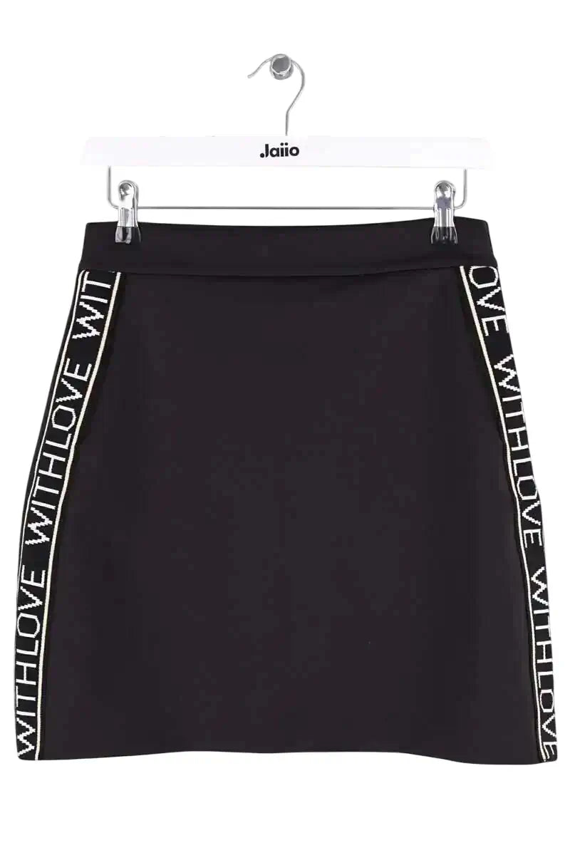 Jupe Maje Noir en Synthétique, taille M - Seconde Main