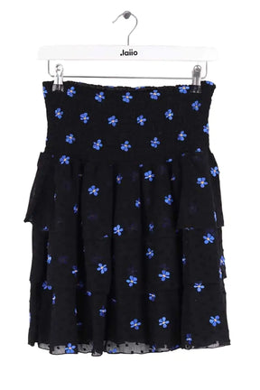 Jupe Maje Noir en Synthétique, taille M - Seconde Main
