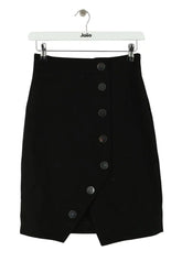 Jupe Maje Noir en Synthétique, taille S - Seconde Main