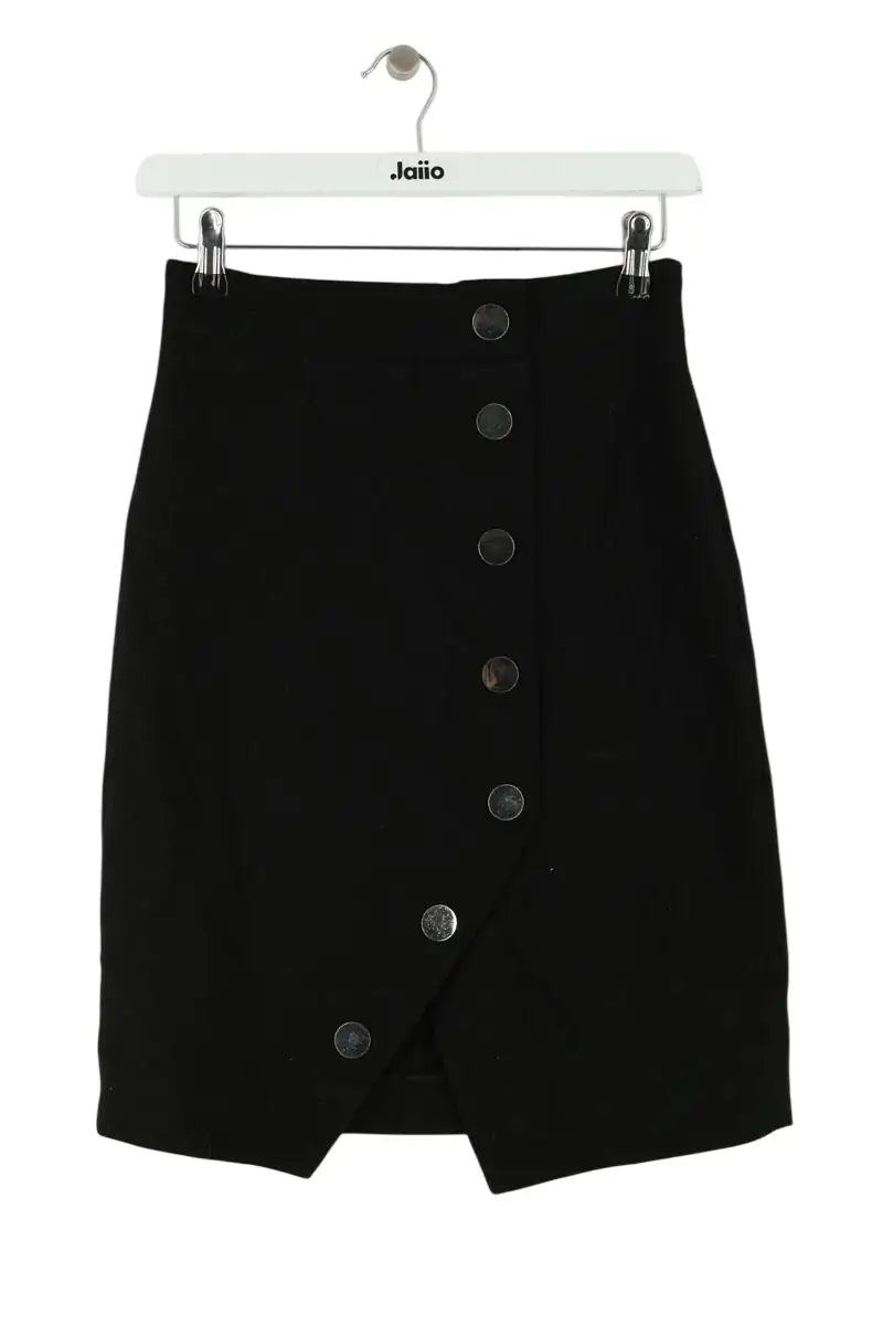 Jupe Maje Noir en Synthétique, taille S - Seconde Main