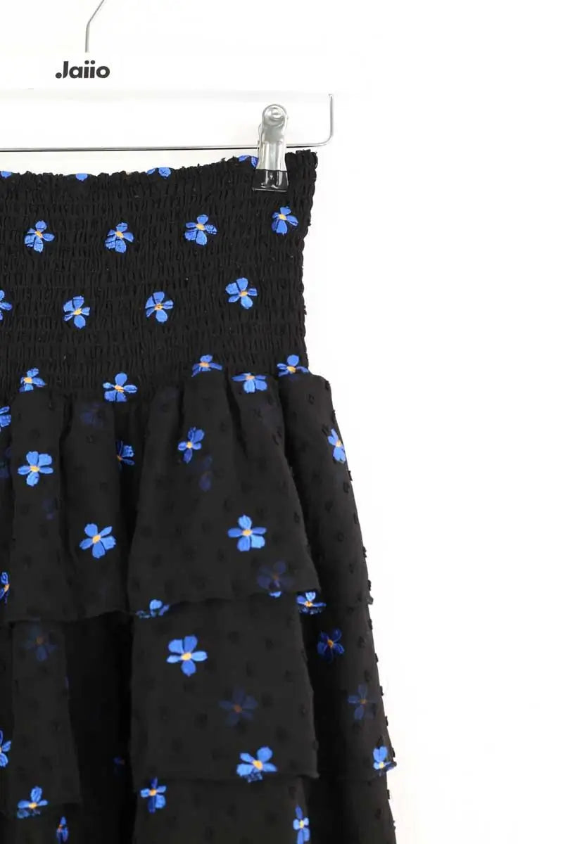 Jupe Maje Noir en Viscose