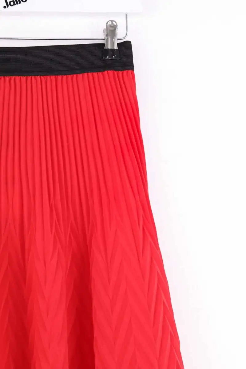 Jupe Maje Rouge en Synthétique
