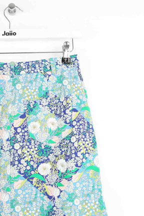 Jupe Manoush Bleu en Coton