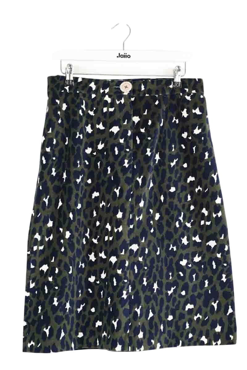 Jupe Manoush Kaki en Velours, taille XL - Seconde Main