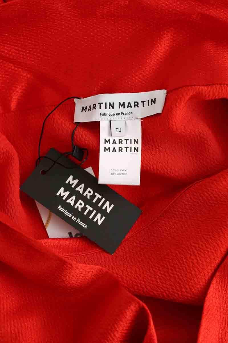 Jupe Martin Martin Rouge en Viscose