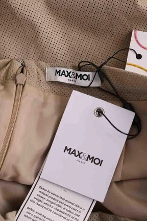 Jupe Max & Moi Beige en Daim