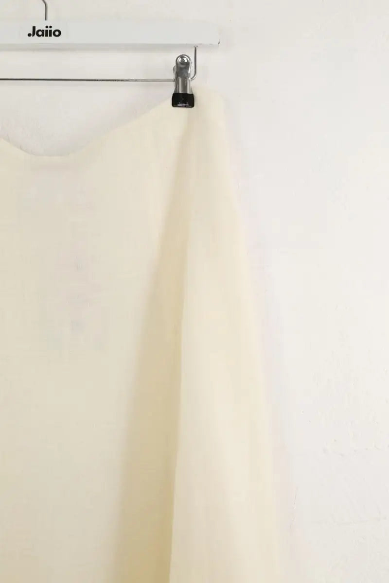 Jupe Max Mara Blanc en Lin