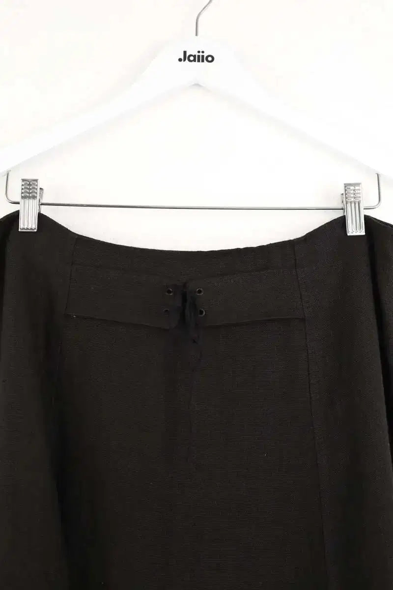 Jupe Max Mara Noir en Lin