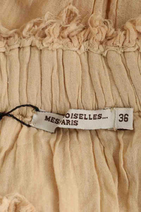 Jupe Mes Demoiselles Isabelle Beige en Coton