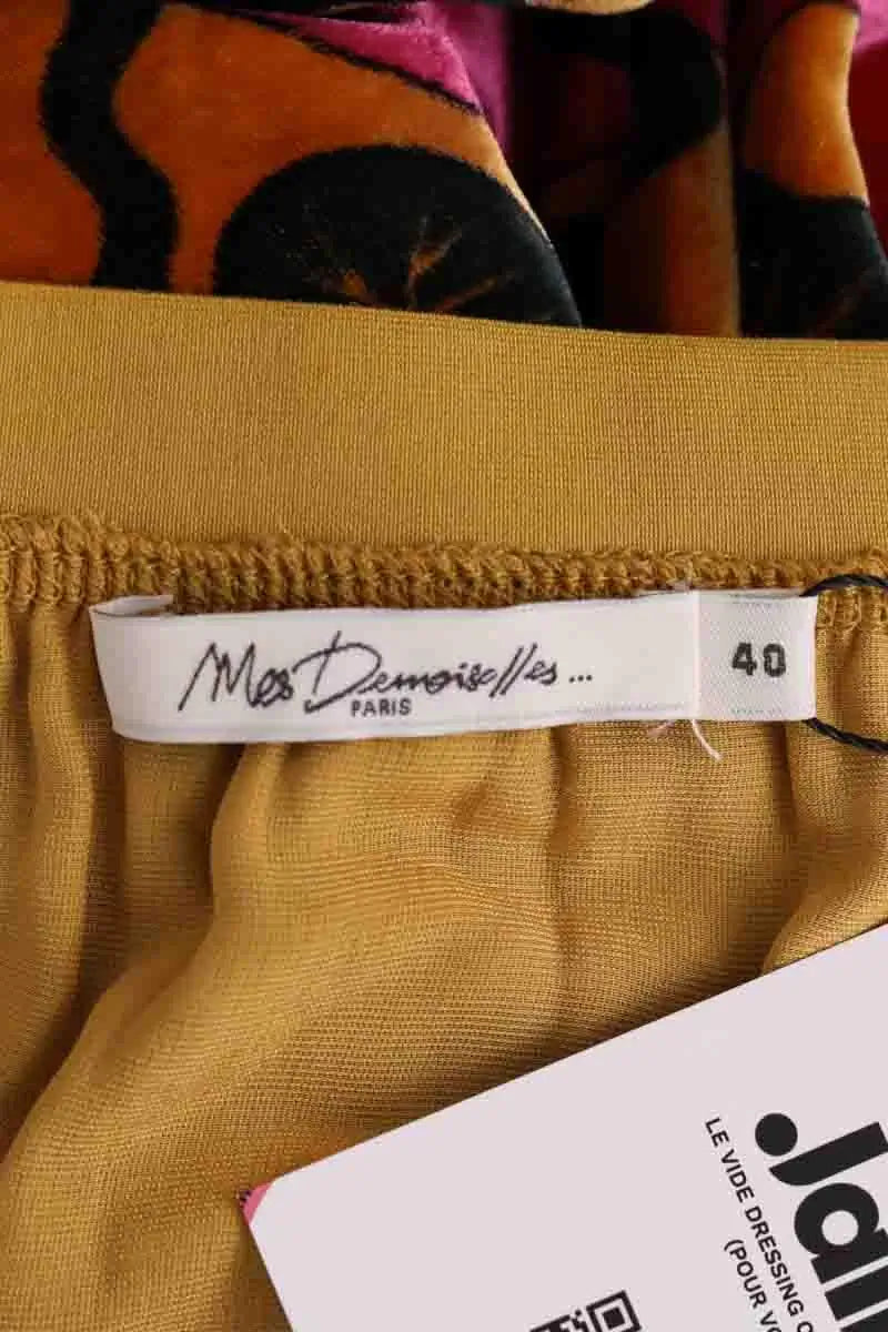Jupe Mes Demoiselles Jaune en Viscose