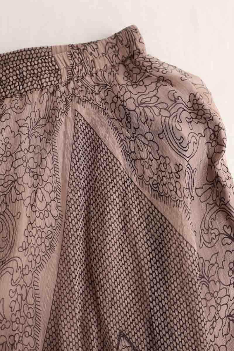 Jupe Mes Demoiselles Rose en Viscose