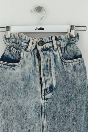 Jupe Miu Miu Bleu en Coton