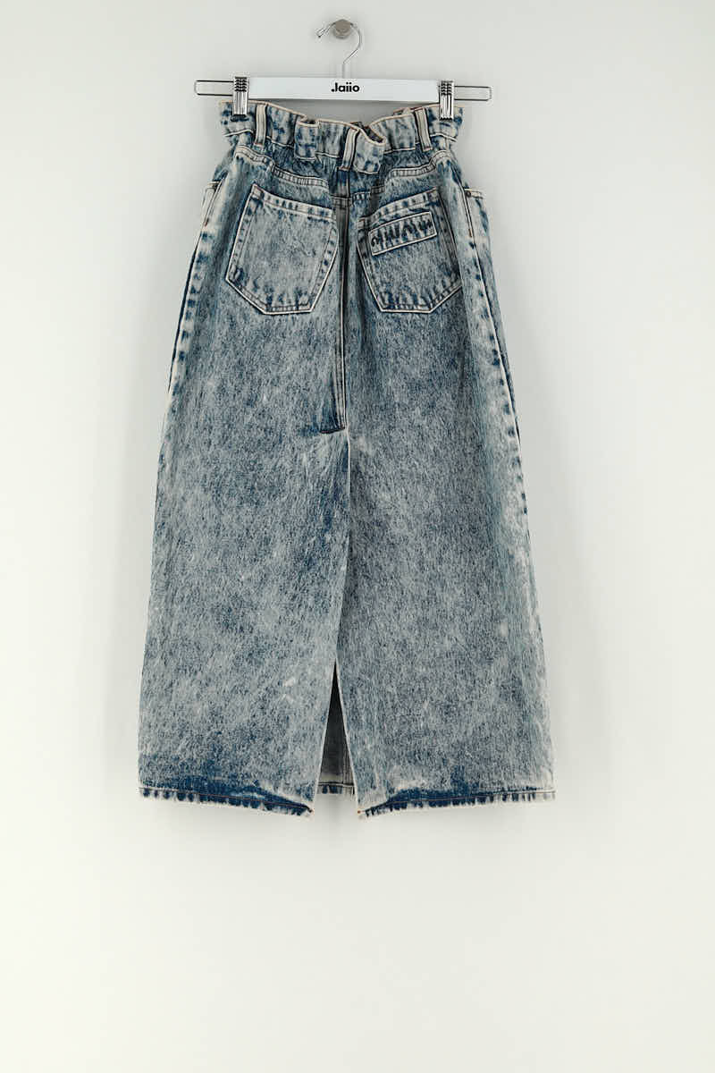 Jupe Miu Miu Bleu en Coton