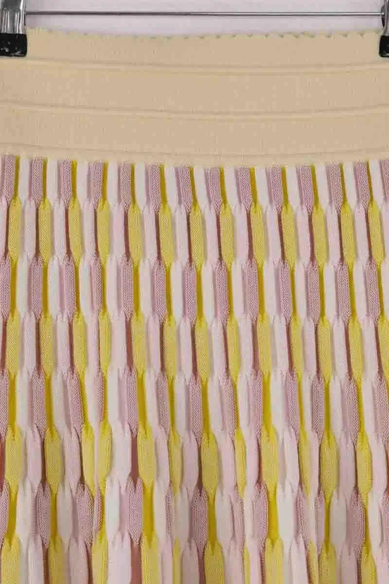 Jupe Molli Jaune en Laine