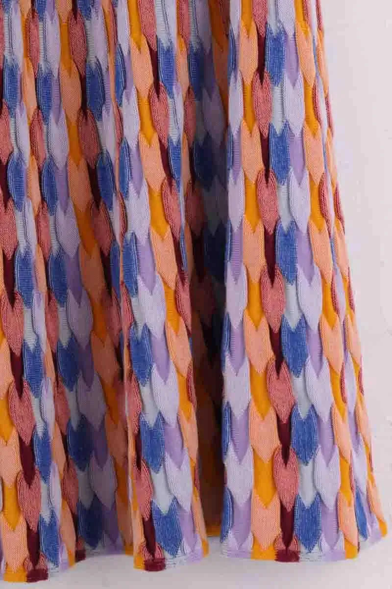 Jupe Molli Multicolore en Laine