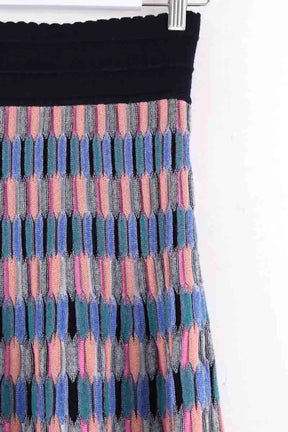 Jupe Molli Multicolore en Laine