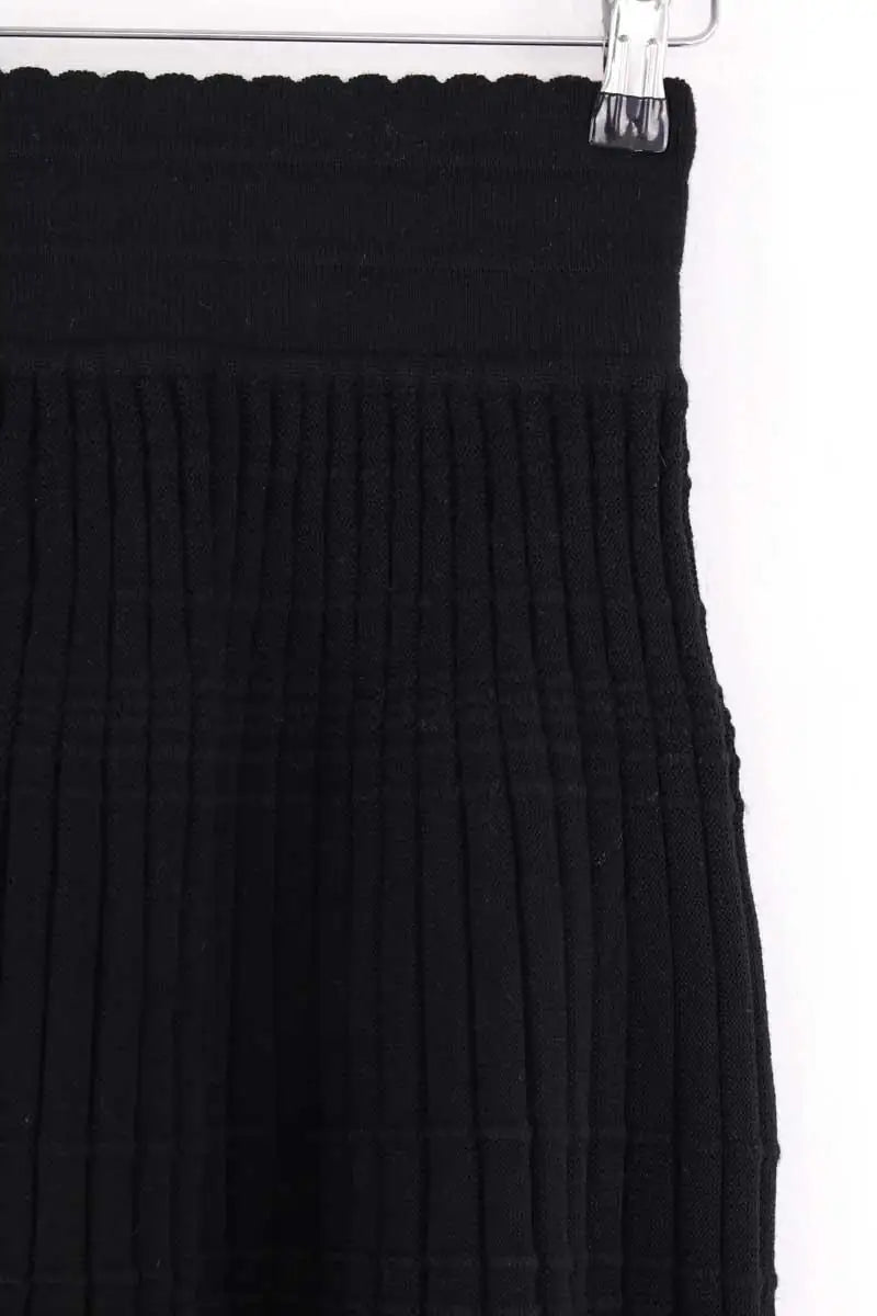 Jupe Molli Noir en Laine