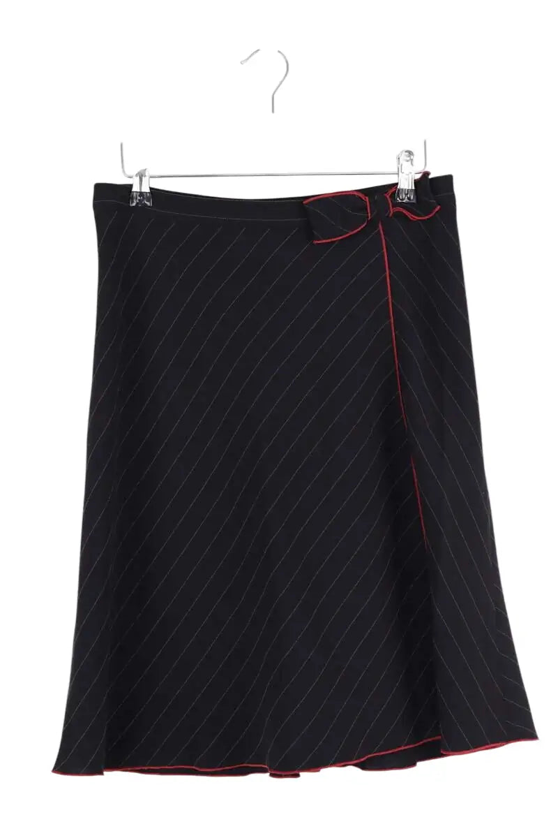Jupe Moschino Noir en Synthétique, taille M - Seconde Main