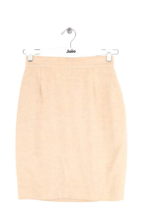 Jupe Mugler Beige en Laine, taille M - Seconde Main