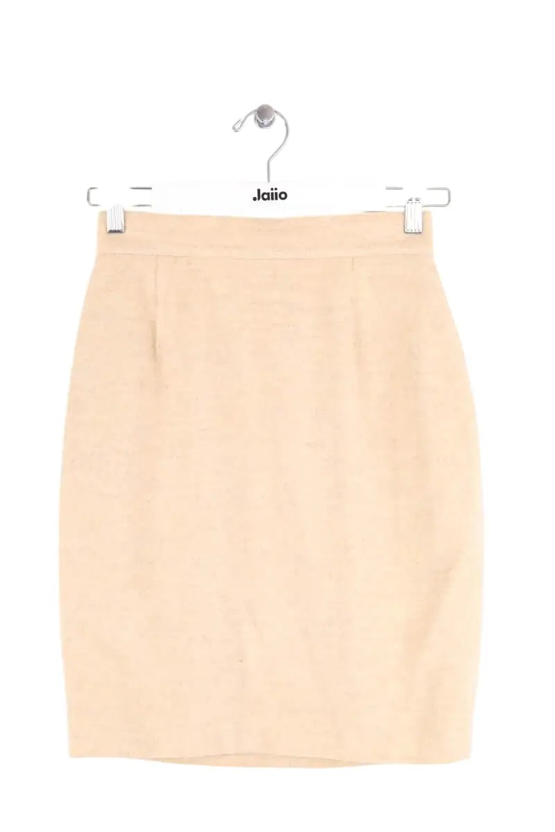 Jupe Mugler Beige en Laine, taille M - Seconde Main
