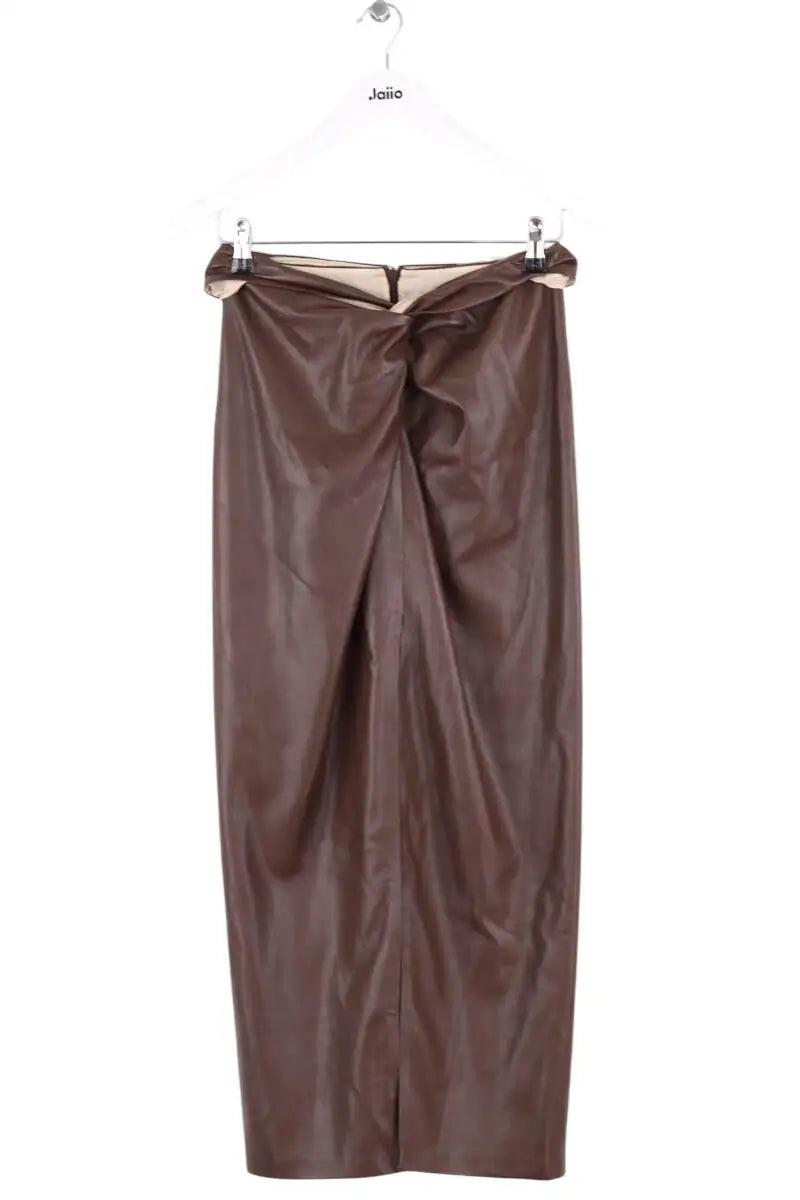 Jupe Nanushka Marron en Synthétique, taille S - Seconde Main
