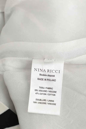 Jupe Nina Ricci Noir en Viscose