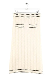 Jupe Notshy Blanc en Cachemire, taille M - Seconde Main