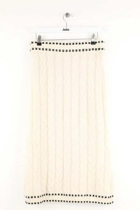Jupe Notshy Blanc en Cachemire
