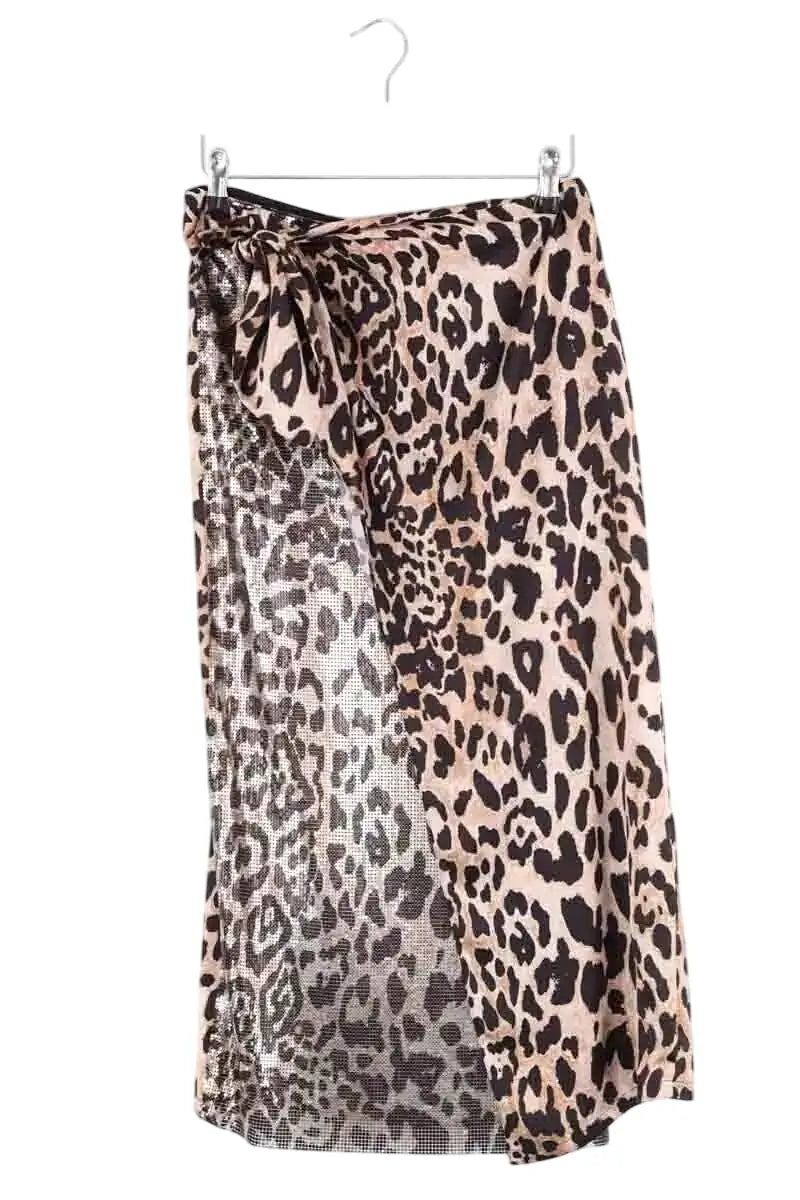 Jupe Paco Rabanne Marron en Synthétique, taille XS - Seconde Main