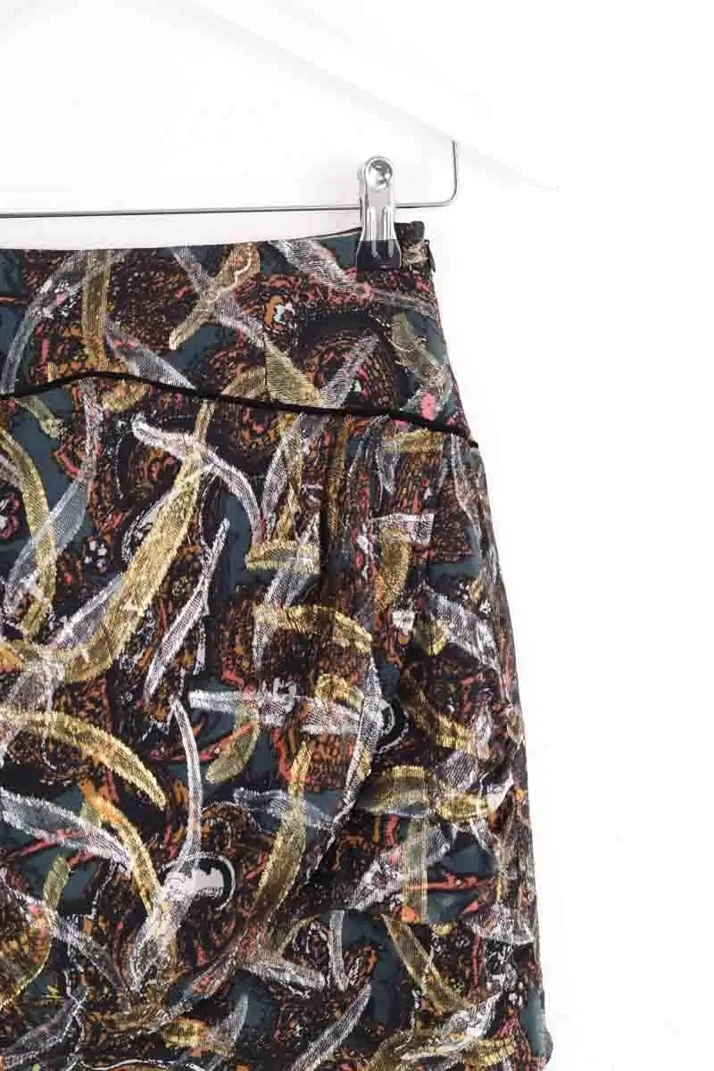 Jupe Pinko Multicolore en Soie
