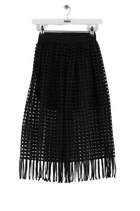 Jupe Pinko Noir en Coton, taille XS - Seconde Main