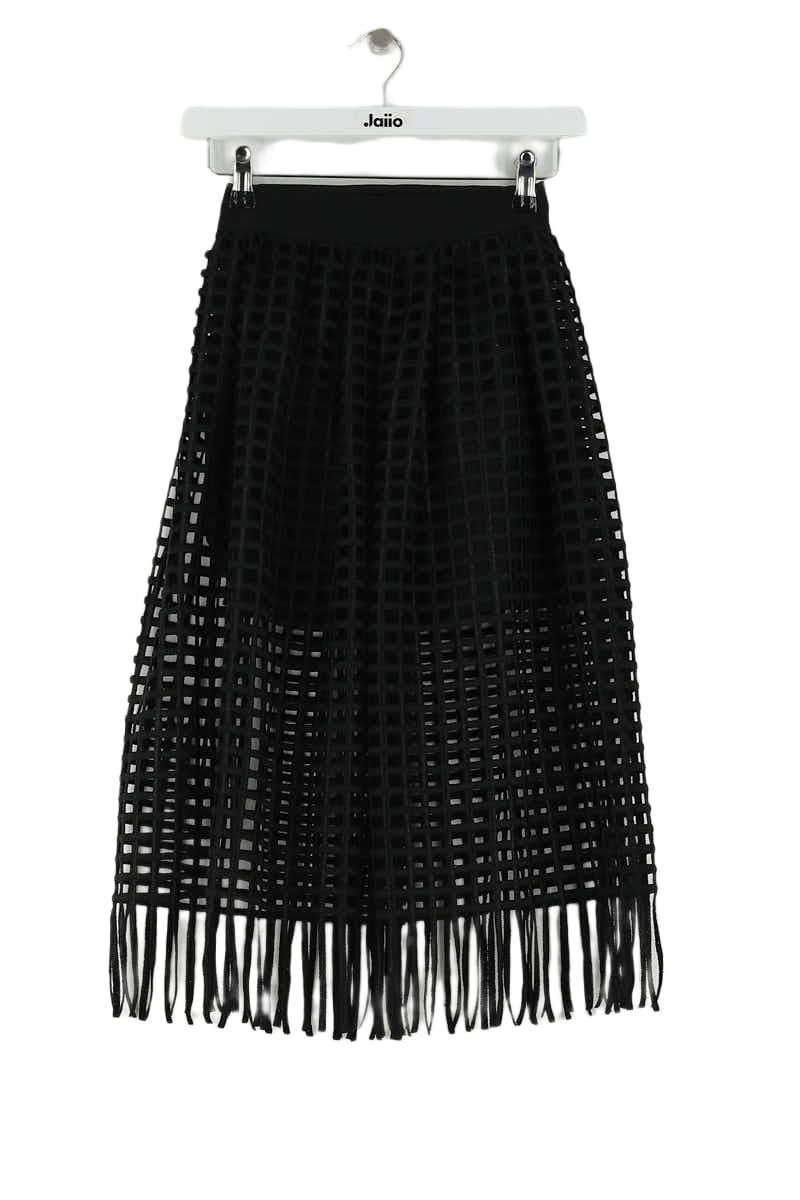 Jupe Pinko Noir en Coton, taille XS - Seconde Main