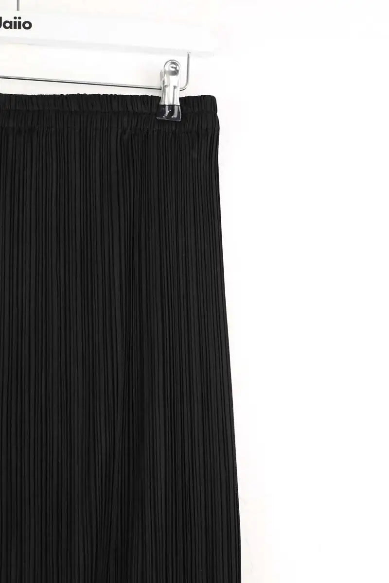 Jupe Pleats Please Noir en Synthétique