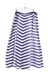 Jupe Prada Bleu en Coton, taille M - Seconde Main