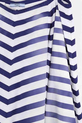 Jupe Prada Bleu en Coton