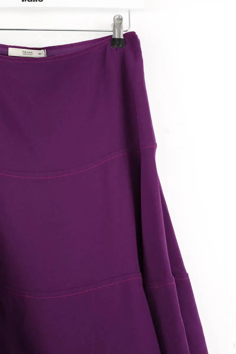 Jupe Prada Violet en Synthétique