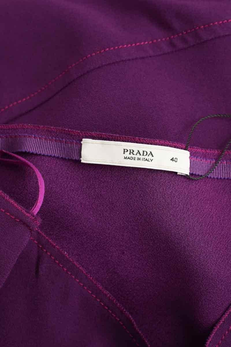 Jupe Prada Violet en Synthétique