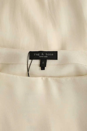 Jupe Rag & Bone Blanc en Soie