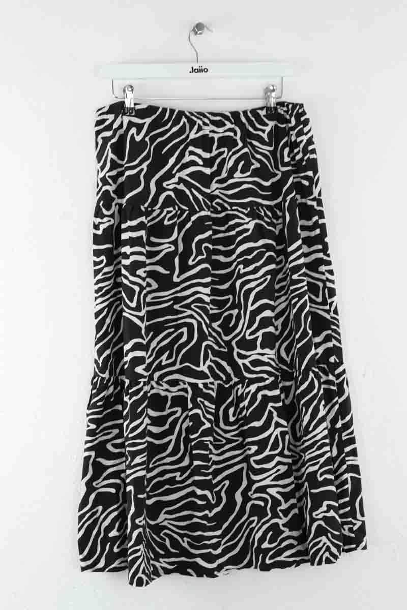 Jupe Rails Noir en Coton